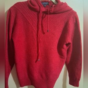 Red Hooded Sweater